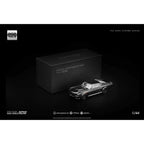 POPRACE SHELBY MUSTANG GT500 DARK CHROME 1:64 SCALE