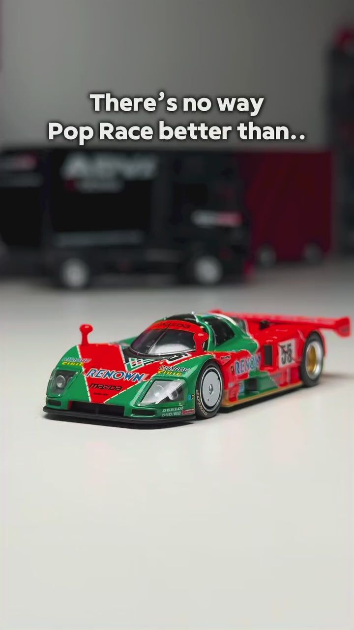 Poprace 1/64 MAZDA 787B 1991 LE MANS 24H WINNER Diecast