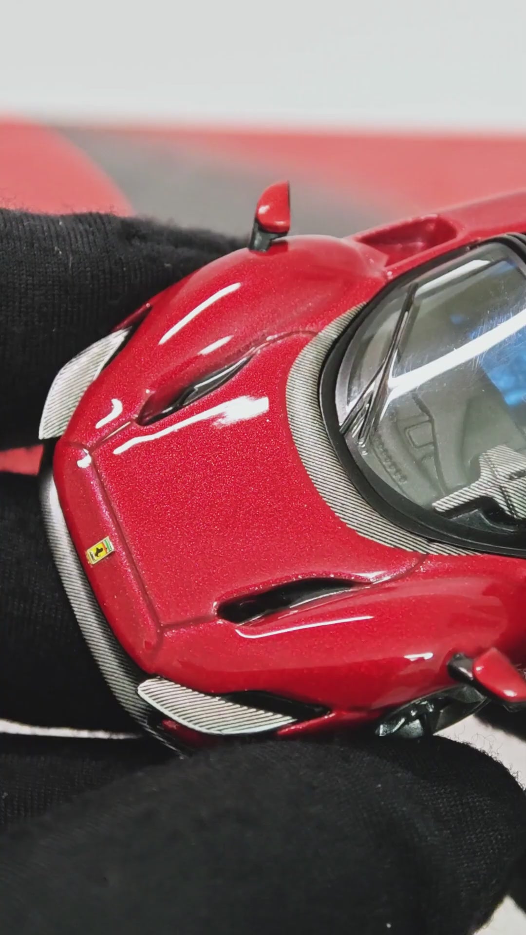 BBR MODELS FERRARI DAYTONA SP3 ROSSO IMOLA 1:64 SCALE MODEL