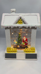 Kurt S. Adler Battery-Operated LED Santa in Christmas Water House