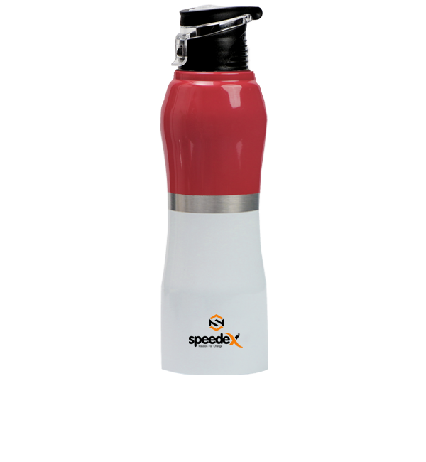 Speedex Drip Trip stainless steel bottle in Ruby Red