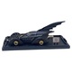 Cocoland Toys Batman Batmobile 1:32 scale diecast model side view on display stand