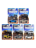 Hot Wheels Performance Trucks Silver Series Set Of 5