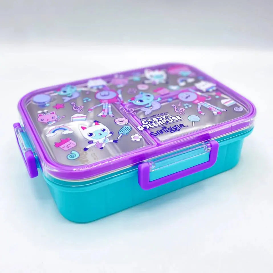 Smiggle Gabby's Dollhouse Lunch Box | Stainless Steel | 23x17x6.5cm