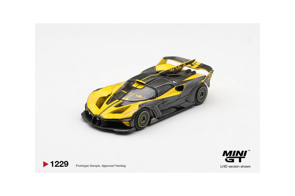 MINI GT Bugatti Bolide Yellow