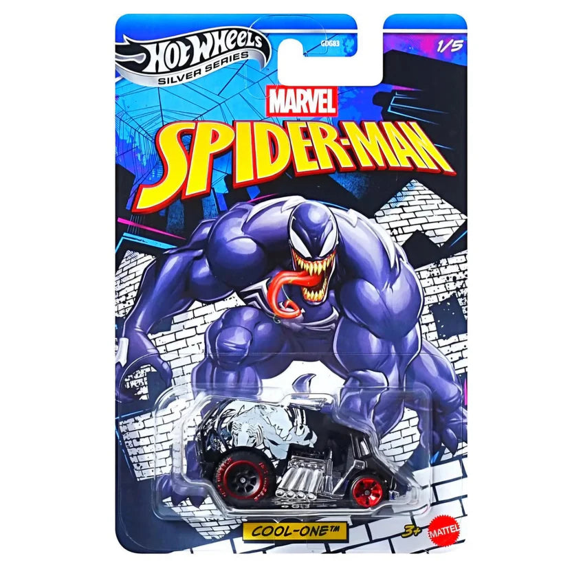 HOT WHEELS SILVER SERIES MARVEL SPIDER-MAN 2026 ( SET OF 5 )