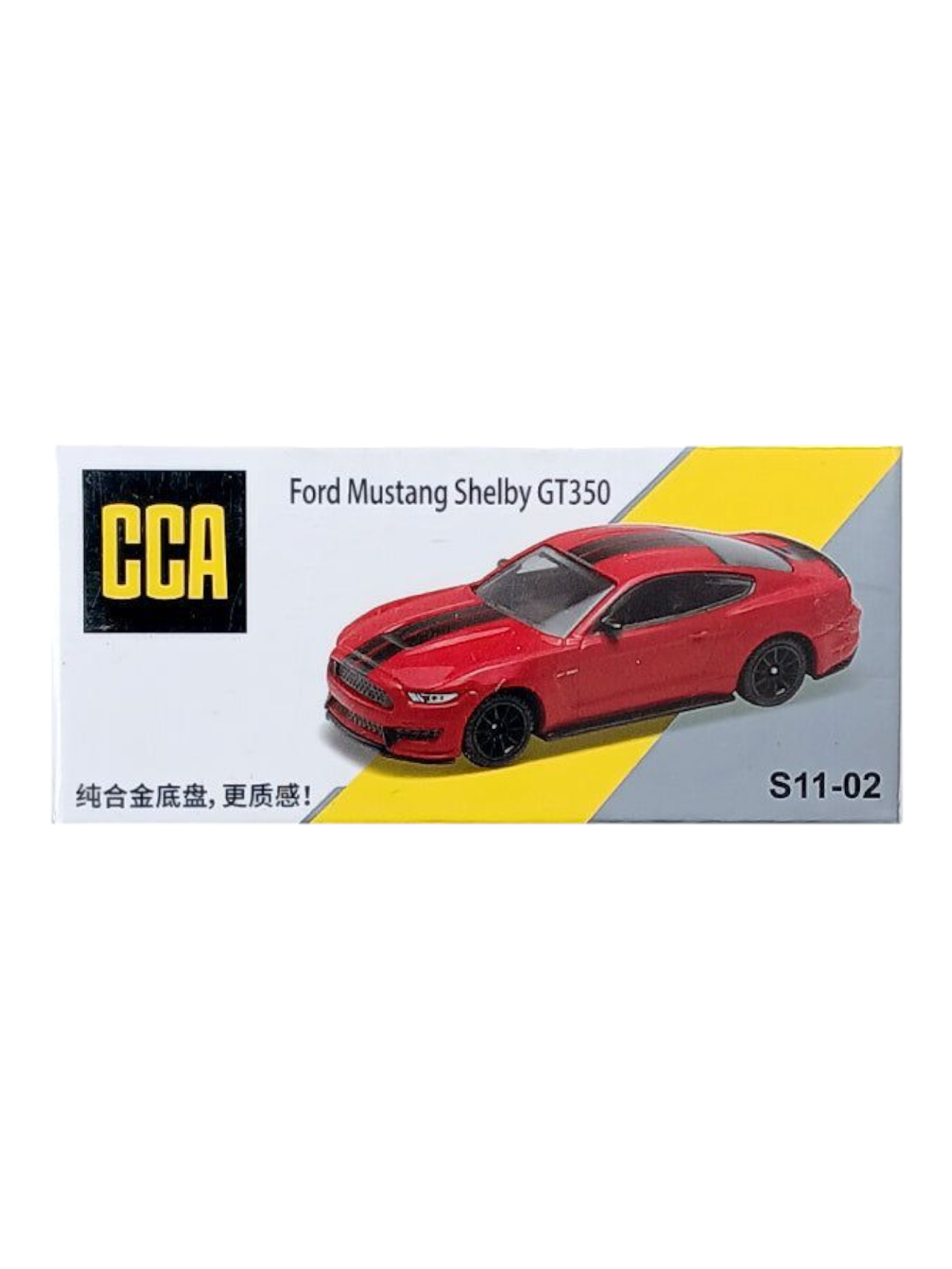 CCA Ford Mustang Shelby GT350 Red Diecast Model in Packaging Cocoland Toys