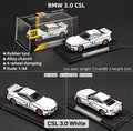 BMW 3.0 CSL White Motorsport Collectible Car Cocoland Toys
