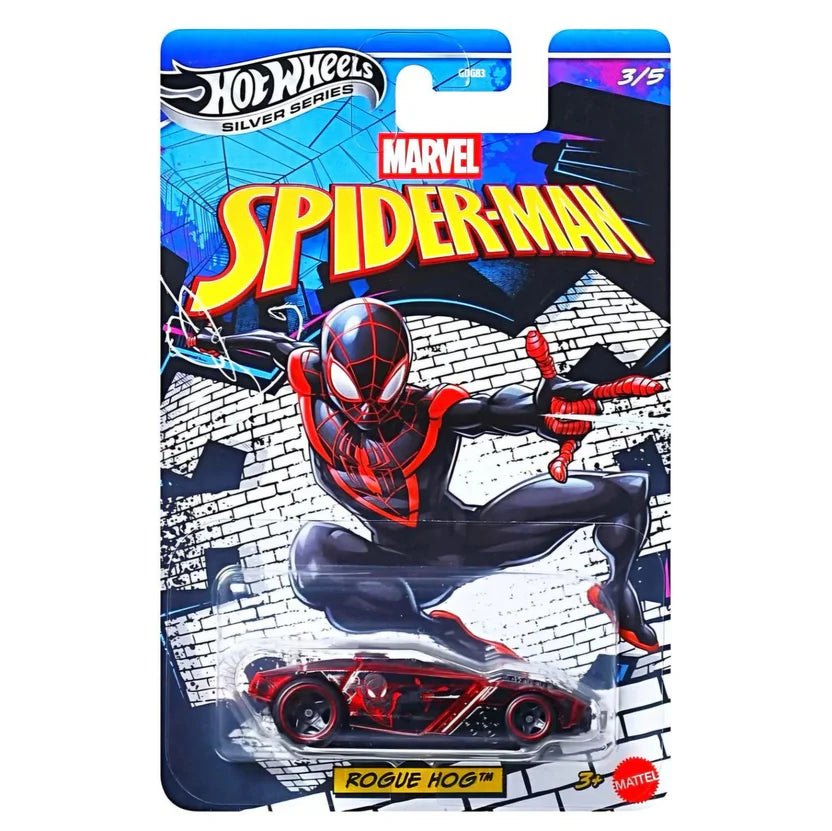 HOT WHEELS SILVER SERIES MARVEL SPIDER-MAN 2026 ( SET OF 5 )