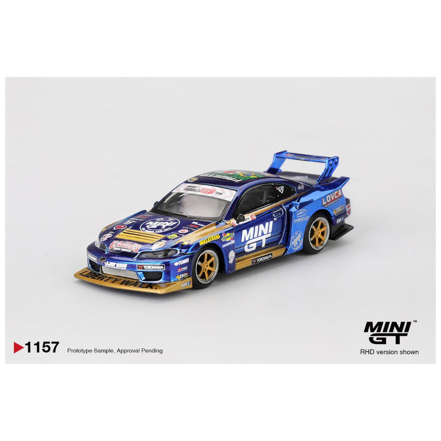 MINI GT Nissan Silvia S15 #555 Liberty Walk FD Japan 2025