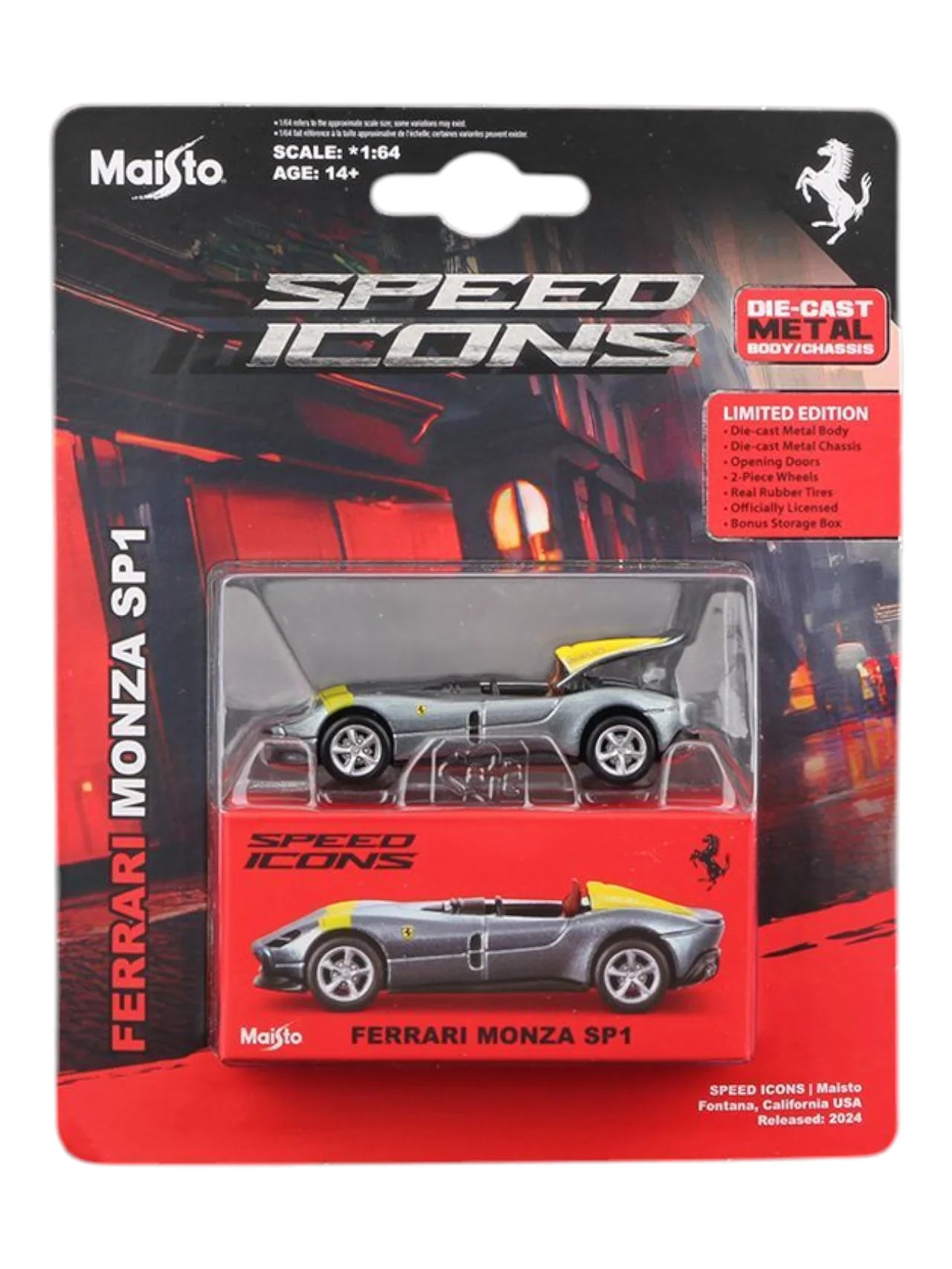 Maisto Speed Icon Ferrari Monza SP1 1:64 Scale