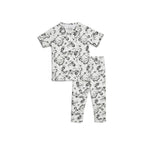 Abstract Doodle And Geometric Circle Pattern Unisex Kids Nightwear