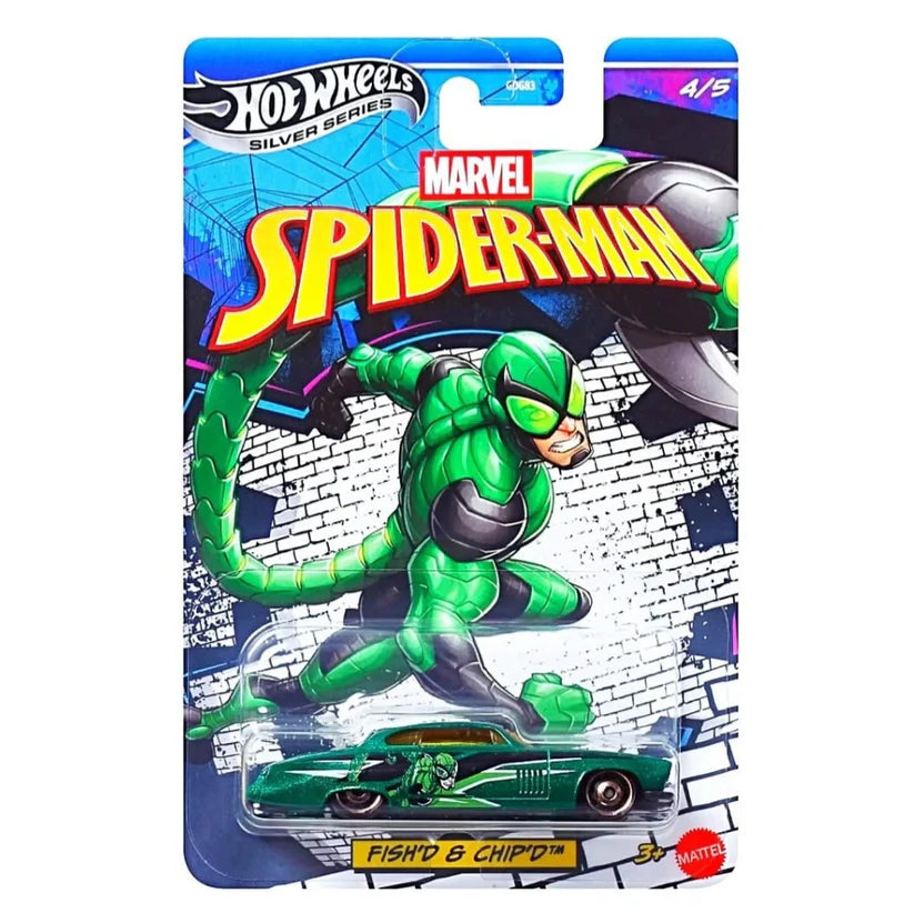 HOT WHEELS SILVER SERIES MARVEL SPIDER-MAN 2026 ( SET OF 5 )