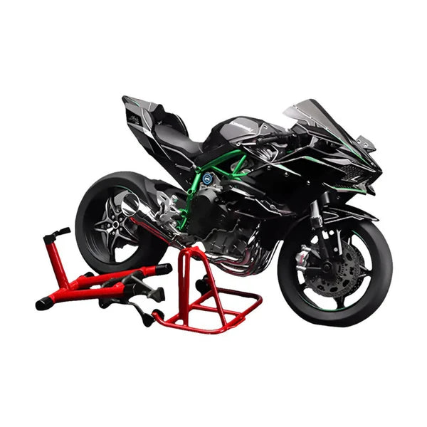 XLG 1/6 Scale Kawasaki Ninja H2R Diecast Motorcycle Model with Display Stand Premium Collector's Die Cast Bike