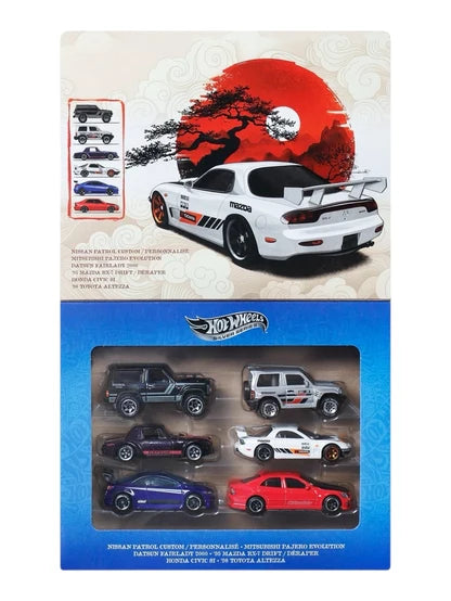 Hot Wheels: Silver Series - 2026 Street Of Japan 6 Cars Set