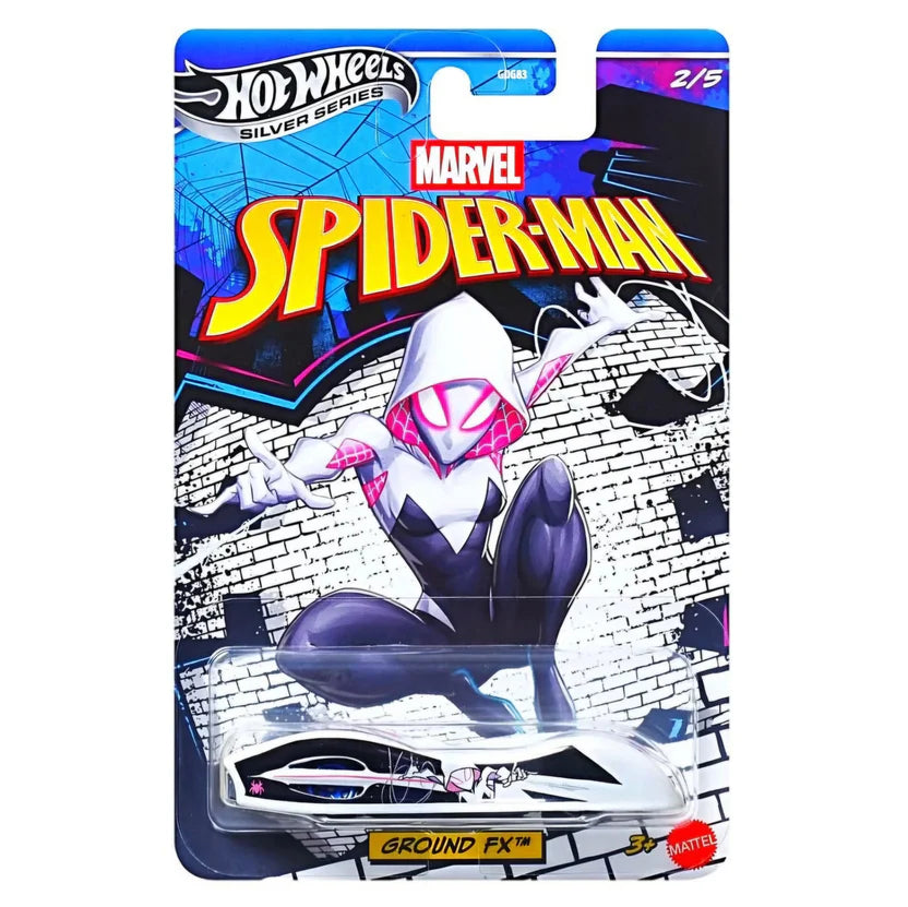 HOT WHEELS SILVER SERIES MARVEL SPIDER-MAN 2026 ( SET OF 5 )