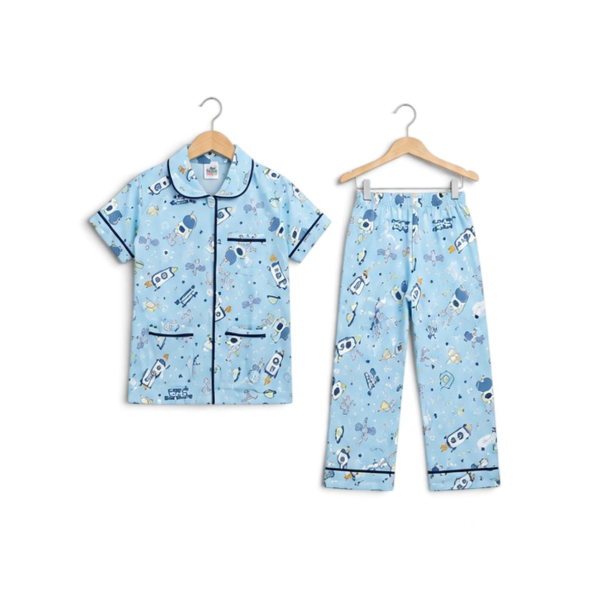 Kids Space-Themed Pajama Set