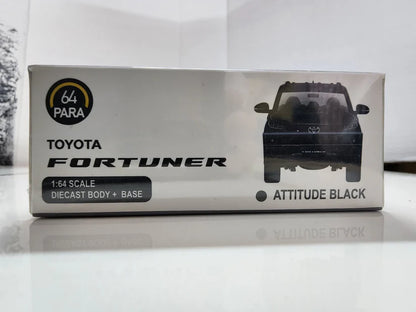 PARA64: 2023 Toyota Fortuner RHD (Attitude Black) 1:64 Scale