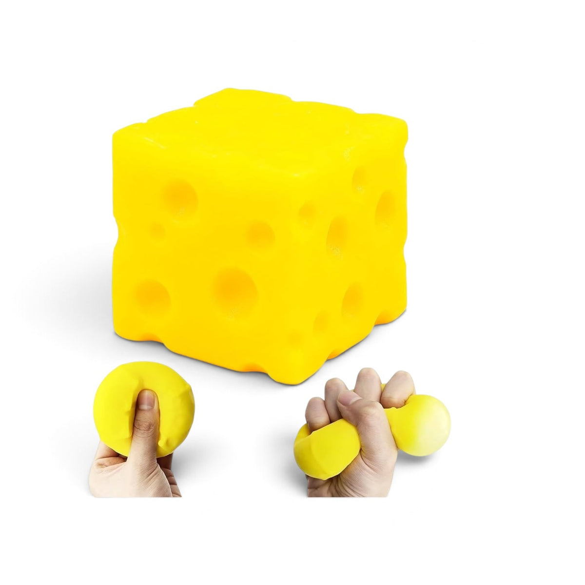 Cheese Squishy, Soft Cheese Squishy Stress Relief ( Pack Of 2 )