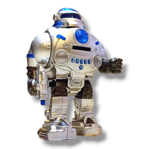 Interactive Interstellar Warrior Robot front view with LED lights Cocoland Toys
