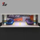 1:32 Scale Diorama Car Garage Model Lighting Car Parking Lot Scene Display Model