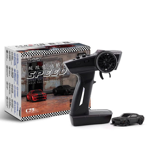 Turbo Racing C75 1:76 RC sports car with remote controller, retail box and accessories Cocoland Toys