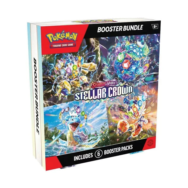 NEW POKEMON TCG: STELLAR CROWN BOOSTER BUNDLE (6 PACKS) SEALED