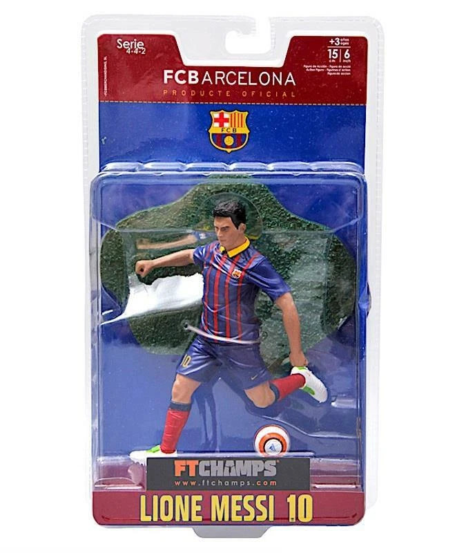 Lionel Messi Soccer Football #10 Fútbol Club Barcelona Action Figure Display C8