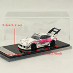 SW 1/64 RWB 993 Rauh-Welt Modified Pink #23 Tall Wing Diecast Model Car Limited