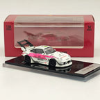SW 1/64 RWB 993 Rauh-Welt Modified Pink #23 Tall Wing Diecast Model Car Limited