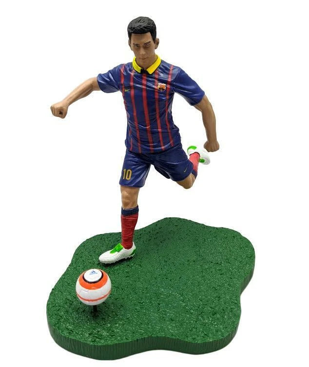 Lionel Messi Soccer Football #10 Fútbol Club Barcelona Action Figure Display C8