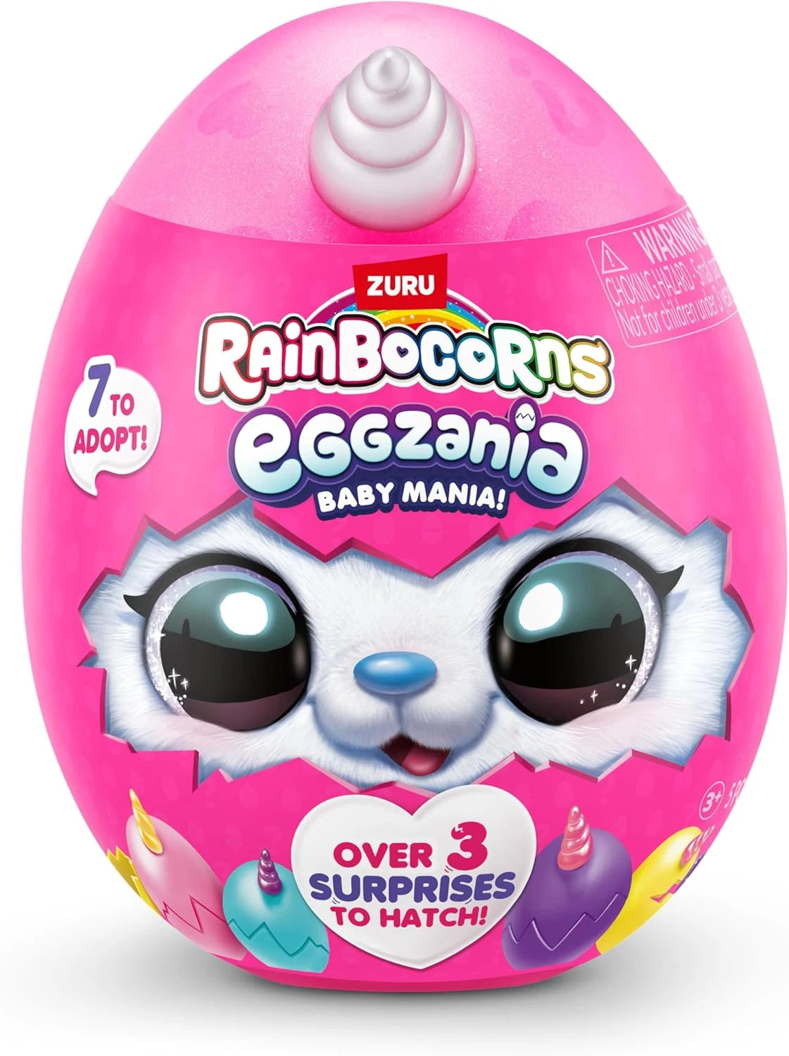 Rainbocorns Eggzania Baby Mania Plush Surprise Unboxing with Animal Soft Toy New