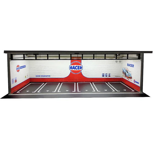 Cocoland Toys 1:64 scale racer garage diorama parking lot display
