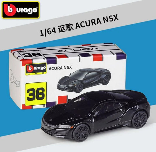Bburago 1:64 Acura NSX Diecast Metal Model Car