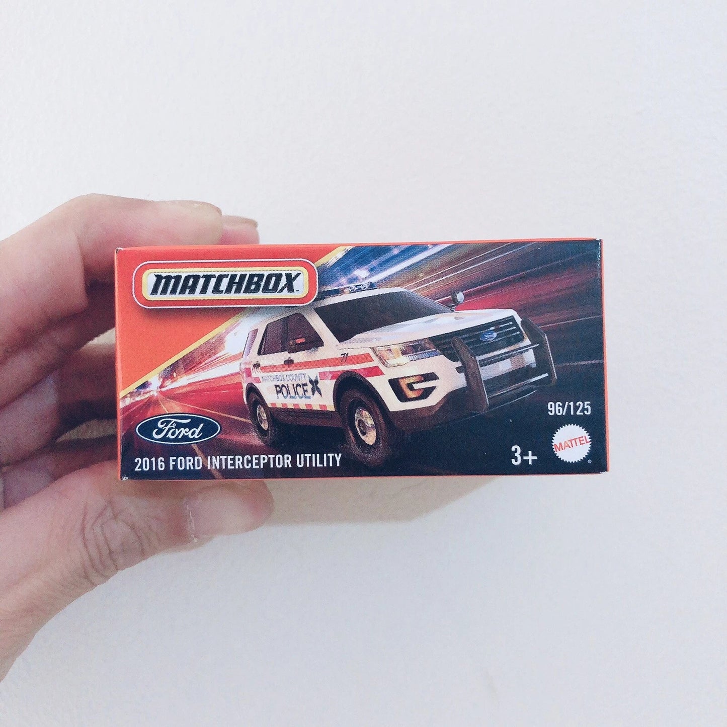 Matchbox 2025. 2016 Ford Interceptor Utility 96/125 Power Grab Police Car