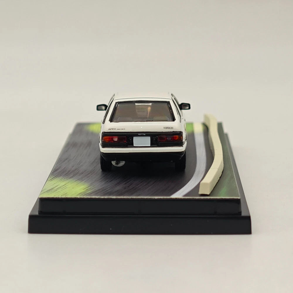 Hobby Japan 1/64 Toyota SPRINTER TRUENO GT APEX AE86 INITIAL D White HJ643008DB