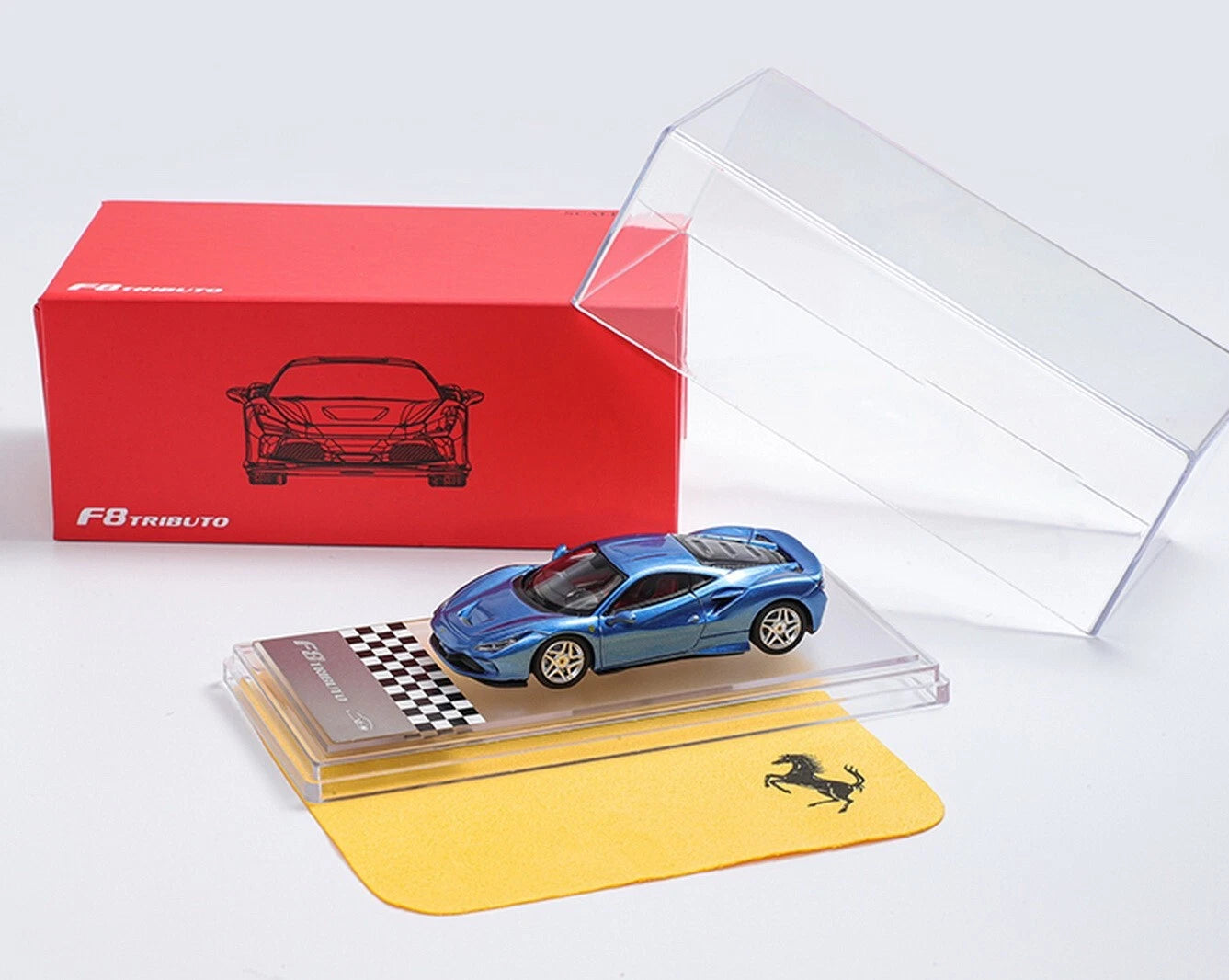 XF MODEL 1/64 Scale Ferrari F8 Tributo Diecast Car Model