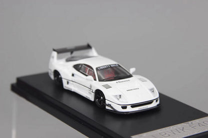 Street Weapon 1/64 Scale Ferrari F40 LBWK White Diecast Car