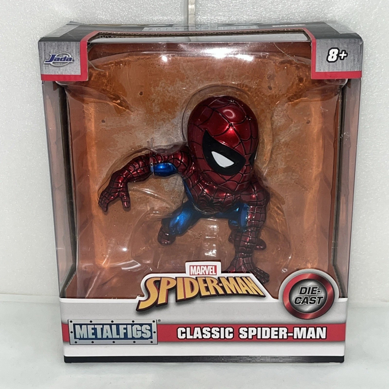 Jada Toys Marvel Classic Spiderman Figure  Die-cast