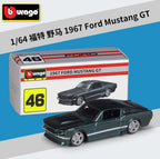 Bburago 1:64 Ford Mustang GT Diecast Metal Model Car