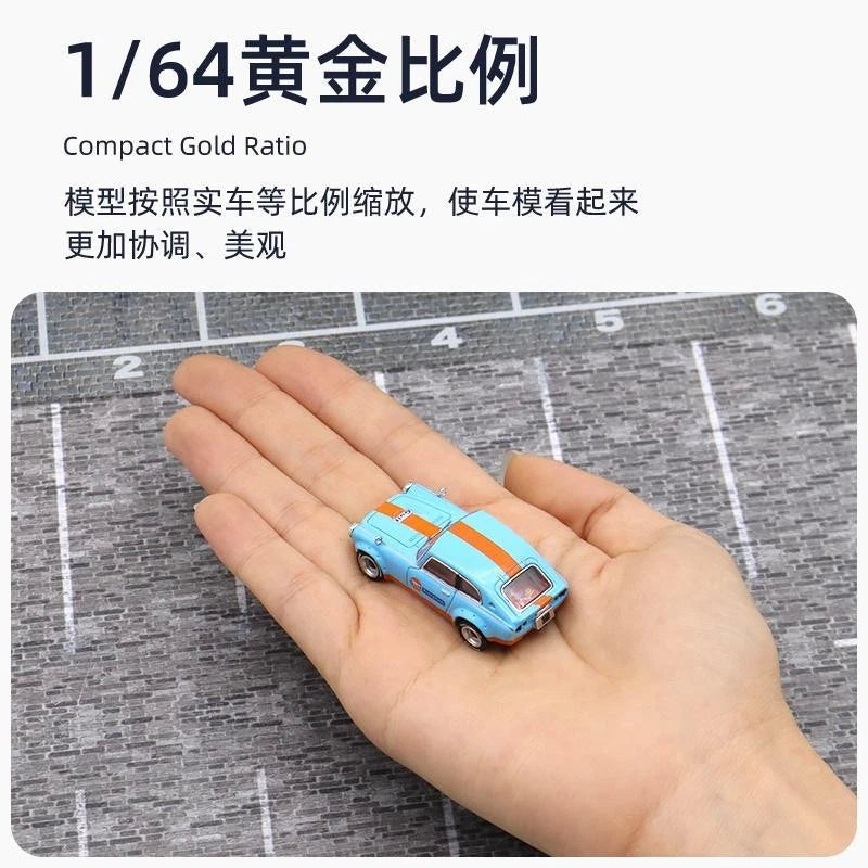 Mortal Honda S800 Gulf Livery 1:64 Scale Die Cast Car