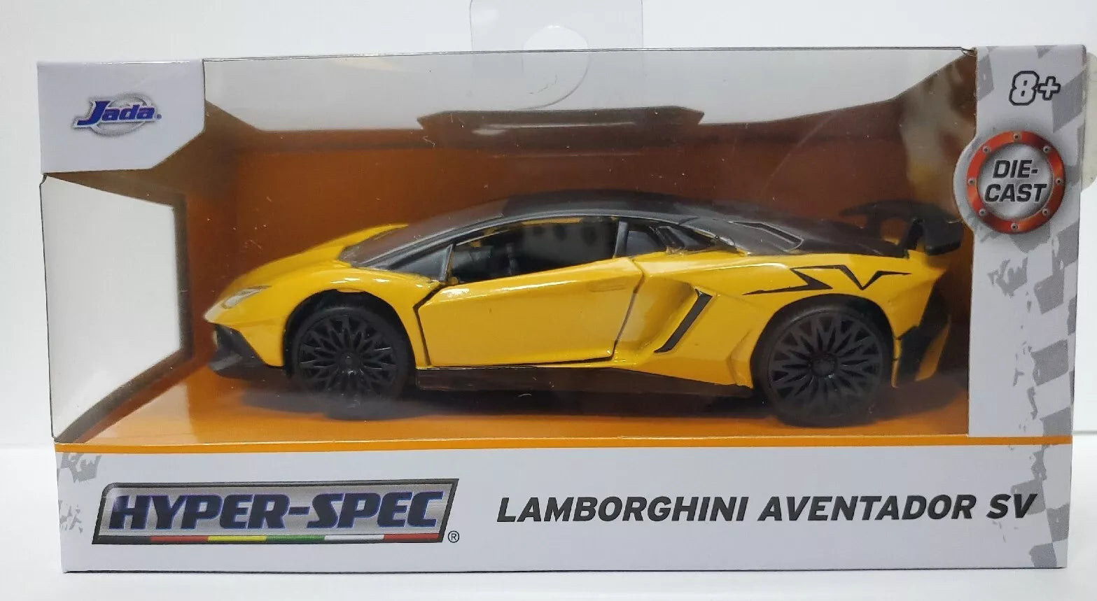 JADA Hyper-Spec Lamborghini Aventador SV Yellow Gold 1:32 New