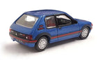 Norev 1/87 Scale 471729 - 1990 Peugeot 205 GTI - Miami Blue