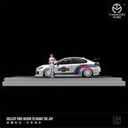 TIMEMICRO 1:64 Subaru WRX-STI Martini Livery With Character ( Limited Edition 264/ 999 )