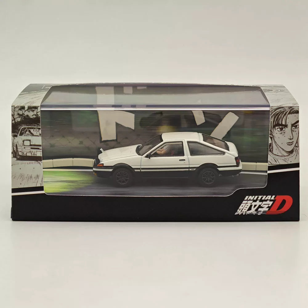 Hobby Japan 1/64 Toyota SPRINTER TRUENO GT APEX AE86 INITIAL D White HJ643008DB