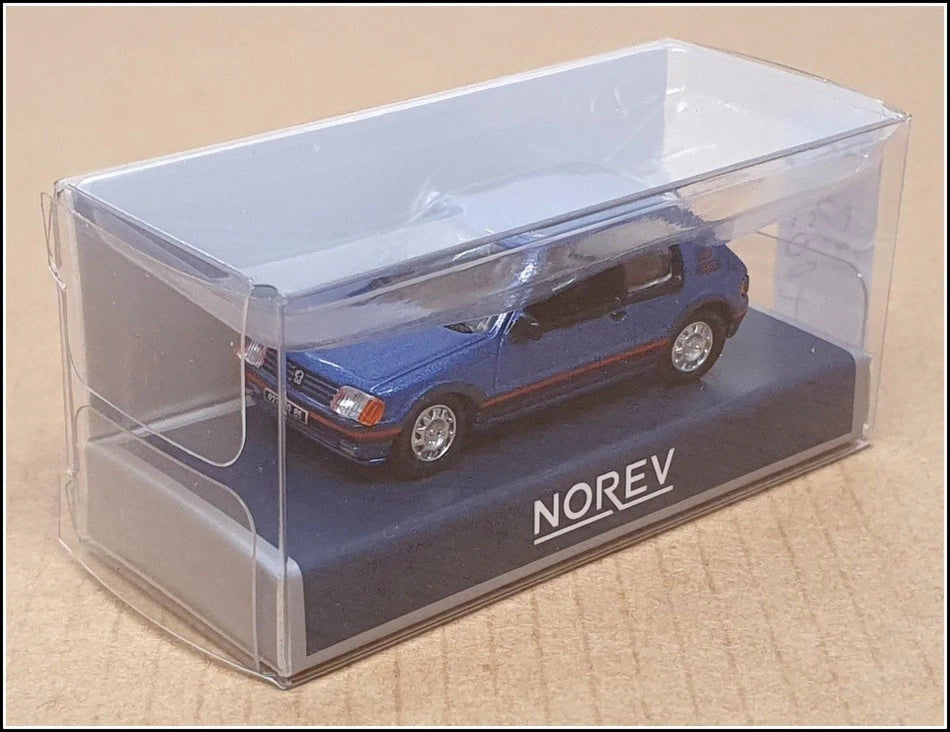Norev 1/87 Scale 471729 - 1990 Peugeot 205 GTI - Miami Blue