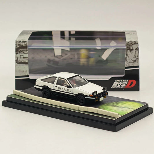 Hobby Japan 1/64 Toyota SPRINTER TRUENO GT APEX AE86 INITIAL D White HJ643008DB
