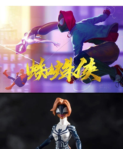 Spider Man Action Figures Spider-Woman Marvel Genuine License Home Decor Gift