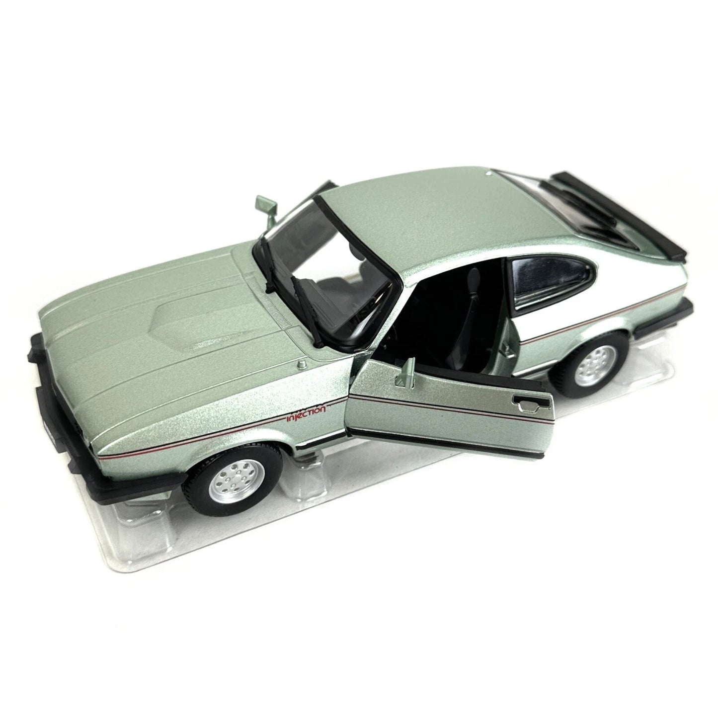 Bburago 1:24 Diecast Ford Capri (1982) - Scale Model Car - Collectible Toy