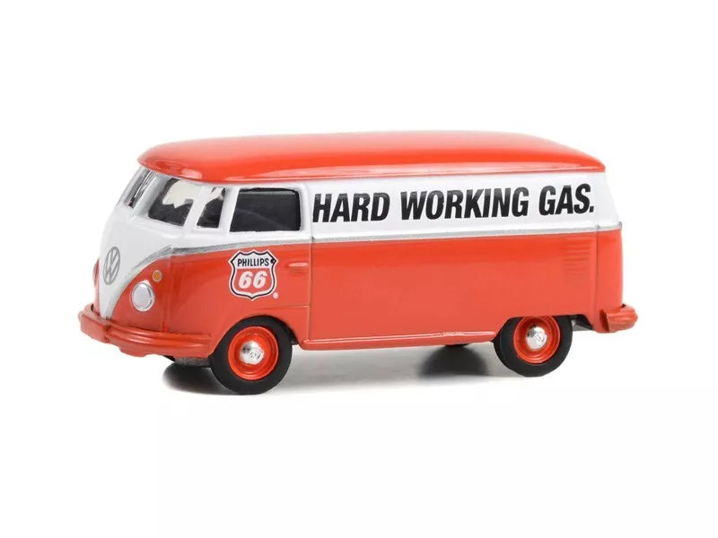 Greenlight 1:64 Scale Volkswagen Type 2 Panel Van Red and White "Phillips 66 Service"